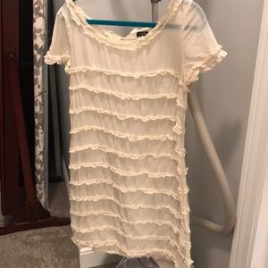 J Crew Cream colored Cotton/Silk women’s dress